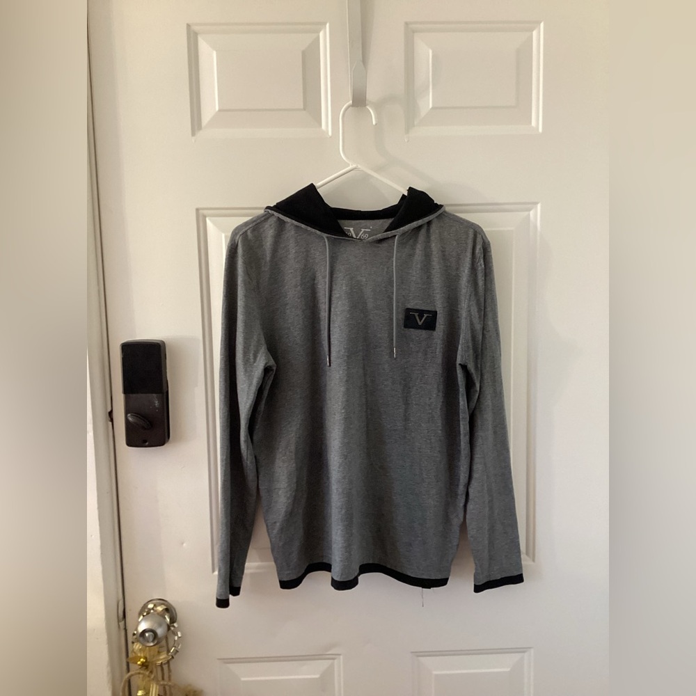 19v69 Italia Mens Hooded Shirt